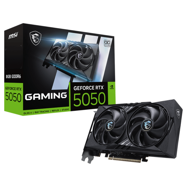 Видеокарта MSI NVIDIA GeForce RTX 5050 GAMING OC 8GB 20000 MHz Black - изображение 4