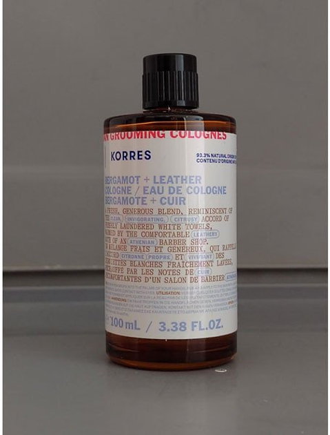 Woda kolońska męska Korres Athenian Grooming Bergamot & Leather 100 ml (5203069131622) - obraz 2