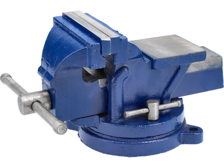 Imadło VOREL ślusarskie obrotowe z kowadłem 125 mm (36038_vo) - obraz 3
