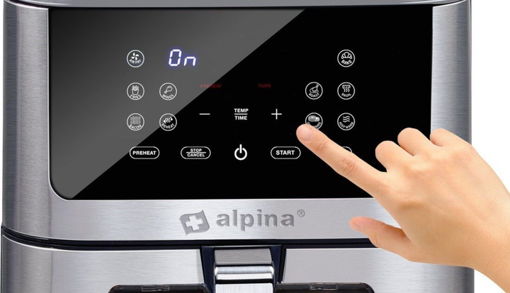 Frytkownica beztłuszczowa Alpina 8 l - obraz 3