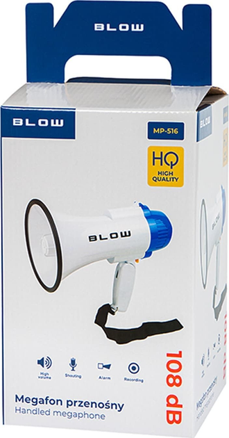 Megafon Blow MP-516 White-Blue (30-516#) - obraz 4