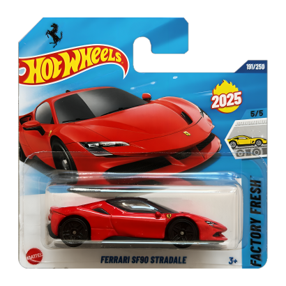 Машинка Базовая Hot Wheels Ferrari SF90 Stradale Factory Fresh 1