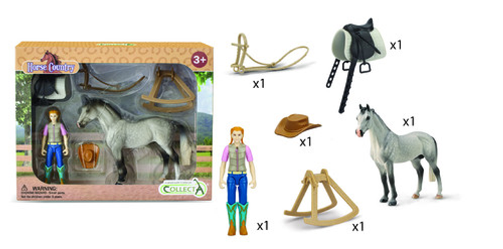 Ігровий набір Collecta 84245 Хобі-жокей та аксесуари (4892900842455) - зображення 2