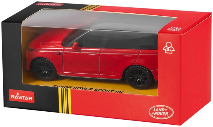 Машинка Rastar Range Rover Sport SV 1:43 Красный - изображение 8