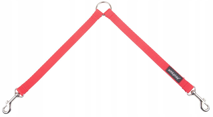 Rozdzielacz do smyczy Amiplay Basic XL 50 x 2.5 cm Czerwony (5907563304567) - obraz 1
