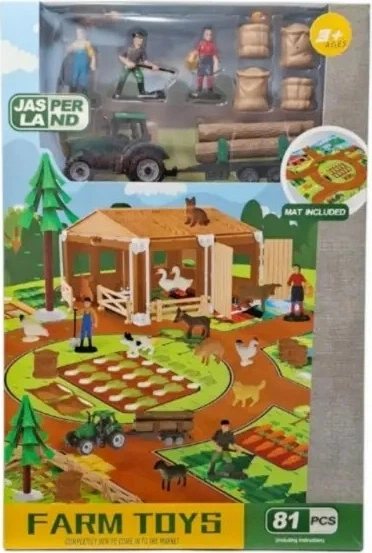 Zestaw do zabawy Swede Rolnictwo 81 element Q12325 (5902496211081) - obraz 1