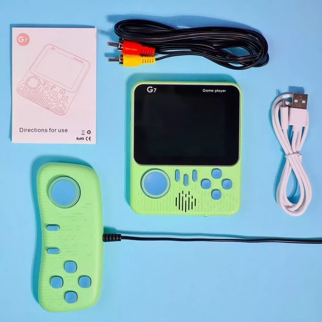 Портативная игровая консоль G7 3.5 дюйма 500mAh Pink - Фото 3 Портативная игровая консоль G7 3.5 дюйма 500mAh Pink - изображение 3