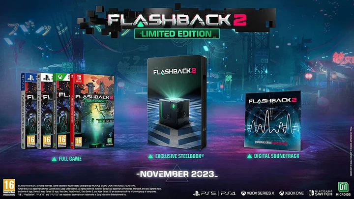 Игра Flashback 2 Limited Edition Steelbook PS5 - Фото 2 Игра Flashback 2 Limited Edition Steelbook PS5 - изображение 2