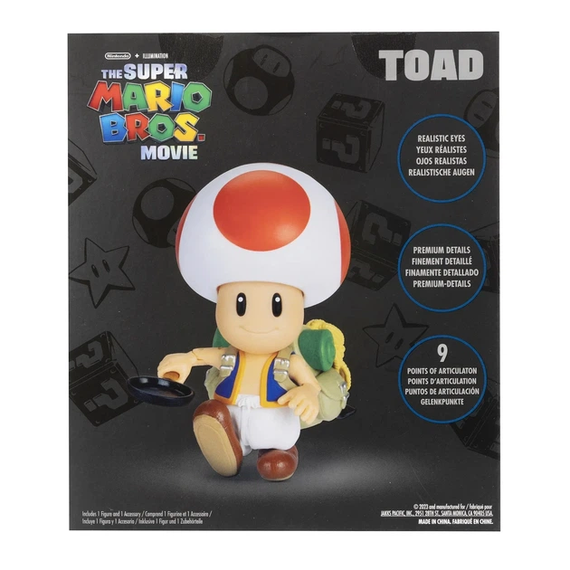 Коллекционная фигурка Тоад 13см Jakks Pacific The Super Mario Bros