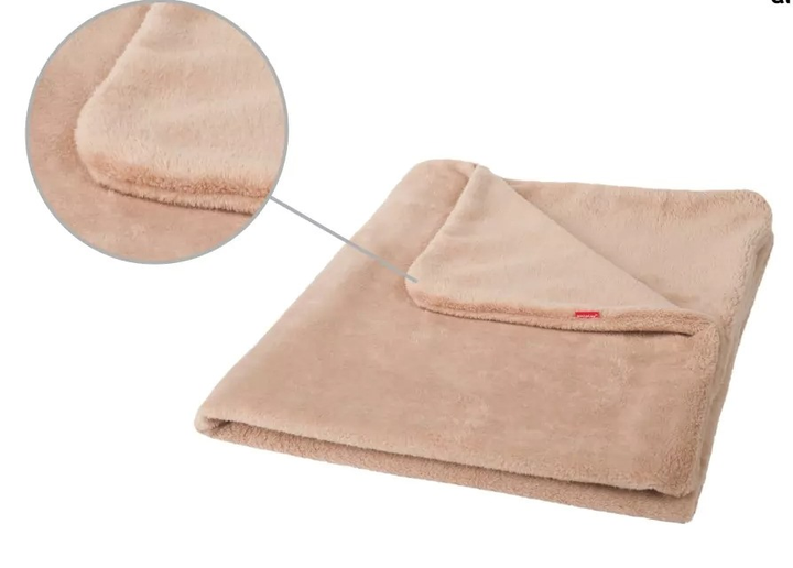 Kocyk Amiplay SCANDI dla psa i kota M 75 x 60 cm beżowy (5907563248496) - obraz 2