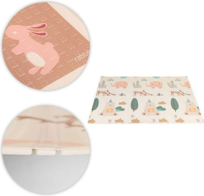 Килимок з пінопласту для дітей Iplay навчальний двосторонній складний 200 x 180 см (6958868880378) - зображення 5