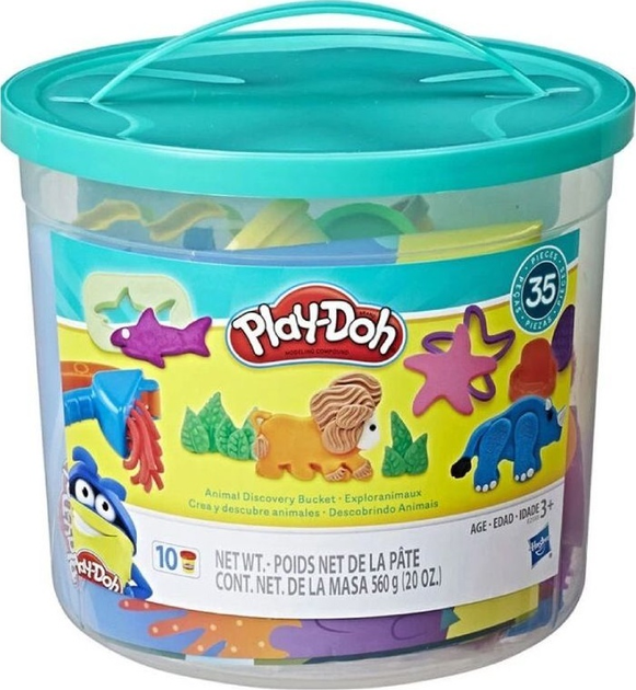 Zestaw do zabawy Hasbro Play-Doh Wielkie Zoo E2388 (5010993516247) - obraz 1