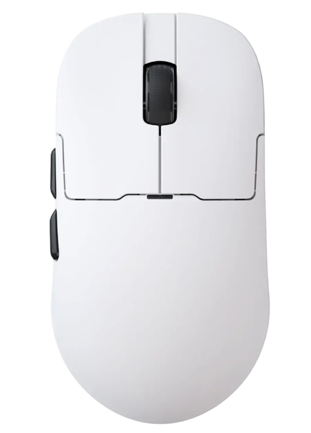 Бездротова легка магнітна миша Ajazz AJ159P PAW3395 2.4G 26000 DPI RGB Біла - зображення 2