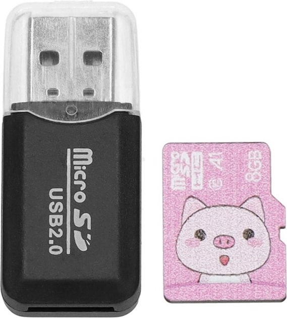 Дитячий фотоапарат Springos Full HD з картою 8 ГБ Рожевий KC0005 (5907769364440) - зображення 9