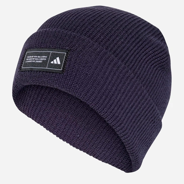 Шапка Adidas Ess Beanie Cuff IY5256 OSFM 58 Синяя (4067896830278) - Фото 6 Шапка Adidas Ess Beanie Cuff IY5256 OSFM 58 Синяя (4067896830278) - изображение 6