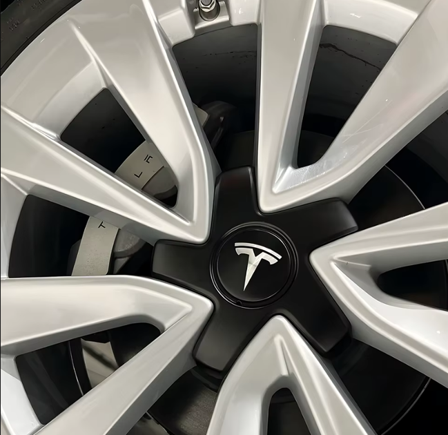 Ковпачки (заглушки) в диски TESLA (Тесла) 58 мм Чорний-металік CountryMan - зображення 6