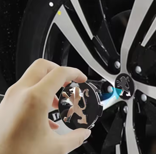 Колпачки (заглушки) в литые диски PEUGEOT (Пежо) 60 мм Черные CountryMan - изображение 5