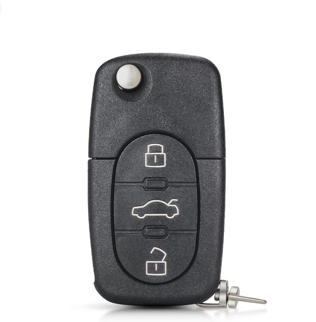 Корпус ключа для AUDI (Ауді) OLD 66x35 mm 3 кнопки (+емблема) Countryman - зображення 7