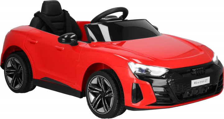 Samochód na akumulator Springos Audi z klaksonem Czerwony KC0013 (5907719483191) - obraz 3