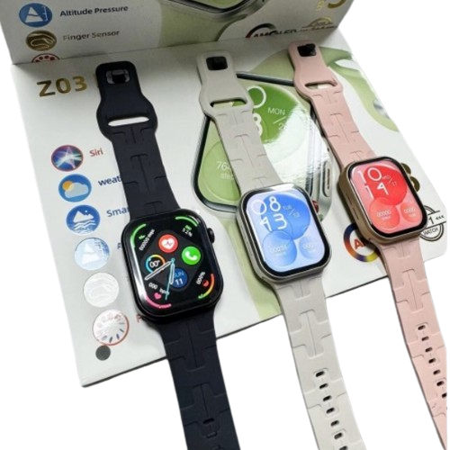 Смарт-годинник Fendior Z03 PRO IP65 чорний - Фото 2 Смарт-годинник Fendior Z03 PRO IP65 чорний - изображение 2