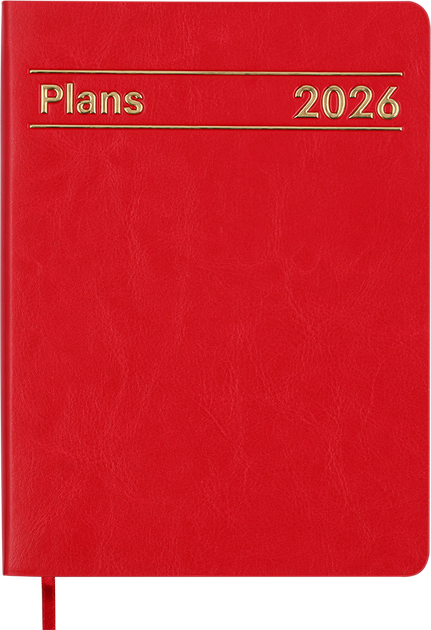 Ежедневник датированный 2026 (A5, гибкая обложка, красный) Buromax Memory BM.21151-05 - Фото 1 Ежедневник датированный 2026 (A5, гибкая обложка, красный) Buromax Memory BM.21151-05 - изображение 1