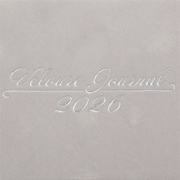 Ежедневник датированный 2026 (A5, гибкая обложка, светло-серый) Buromax Velour BM.2134-20 - Фото 3 Ежедневник датированный 2026 (A5, гибкая обложка, светло-серый) Buromax Velour BM.2134-20 - изображение 3