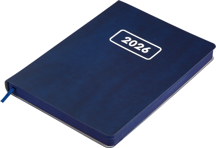 Ежедневник датированный 2026 (A5, гибкая обложка, синий) Buromax Memory BM.21151-02 - изображение 2