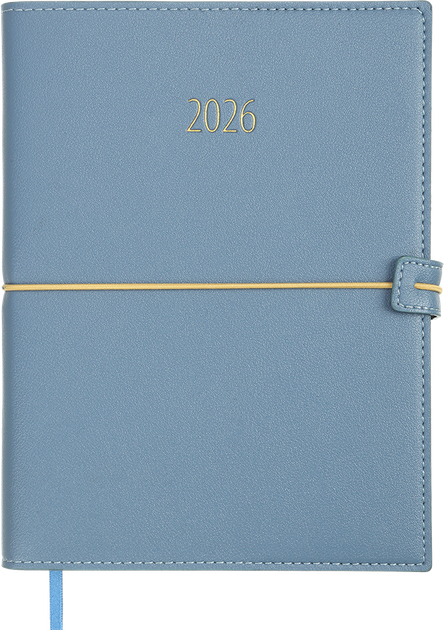 Ежедневник датированный 2026 (A5, гибкая обложка, синий) Buromax Pandora BM.21141-02 - Фото 1 Ежедневник датированный 2026 (A5, гибкая обложка, синий) Buromax Pandora BM.21141-02 - изображение 1