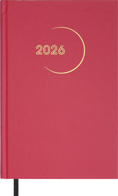 Ежедневник датированный 2026 (A5, жесткая обложка, малиновый) Buromax Madam BM.21170-29 - Фото 1 Ежедневник датированный 2026 (A5, жесткая обложка, малиновый) Buromax Madam BM.21170-29 - изображение 1