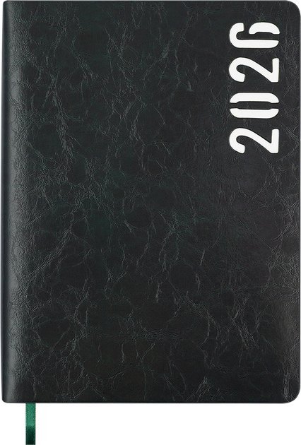 Ежедневник датированный 2026 (A5, гибкая обложка, зеленый) Buromax Mind BM.21152-04 - Фото 1 Ежедневник датированный 2026 (A5, гибкая обложка, зеленый) Buromax Mind BM.21152-04 - изображение 1