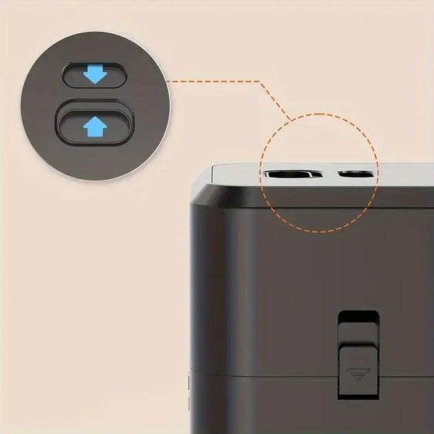 Автоматическая кормушка для кошек и собак 2L с таймером дозатор корма USB батарейки автокормушка для животных (черная) - изображение 2