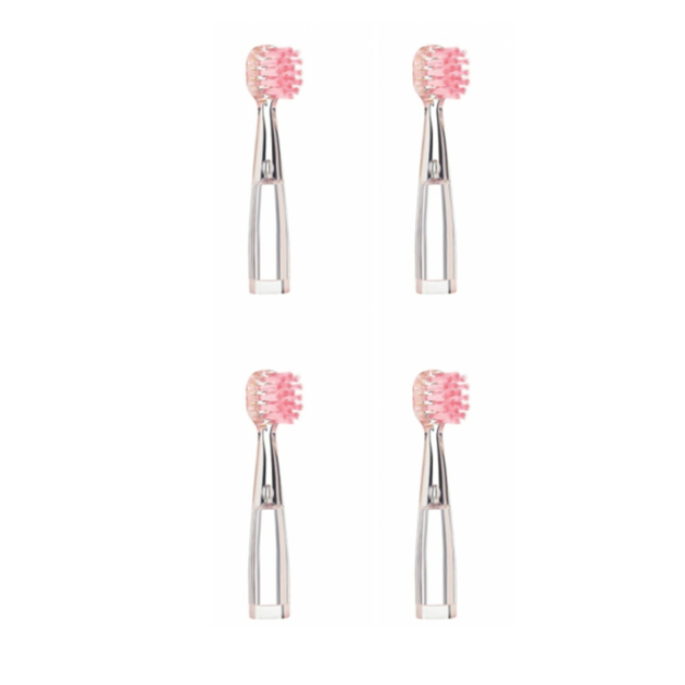 Змінні насадки для дитячої зубної щітки Medica+ KidsBrush 2.0 Pink (від 2 до 12 років), 4 шт - зображення 4