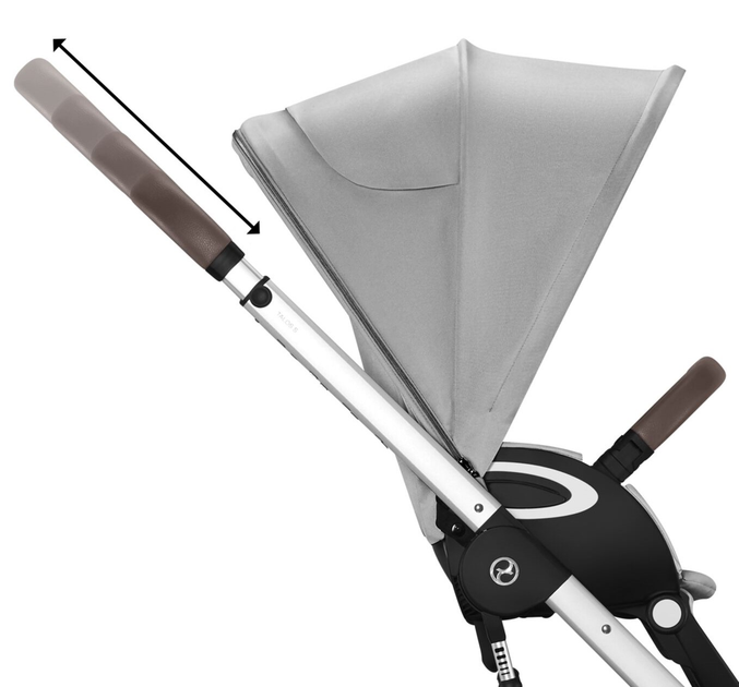 Прогулянкова коляска Cybex Gold Talos S Lux Seashell Beige (4063846318490) - зображення 11