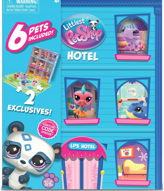 Набір фігурок LITTLEST PET SHOP Playful Pet Hotel (885561005950) - зображення 1