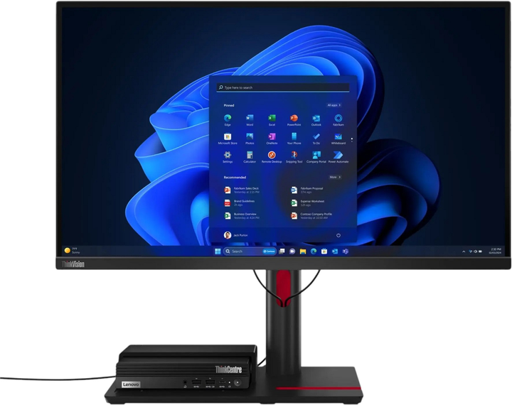 Komputer Lenovo ThinkCentre M75q G5 (12RQ0014PB) Black - obraz 7