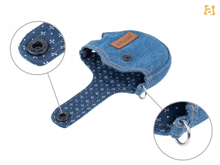 Obudowa na smycz Amiplay Denim Niebieska (5907563274969) - obraz 2