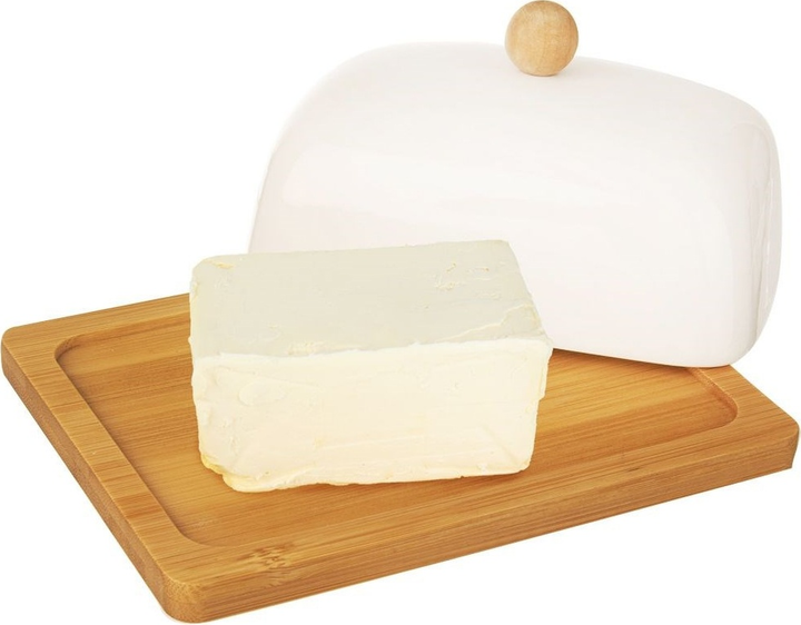 Маслянка Orion Whiteline порцелянова біла 16 x 13 x 8.5 см (8592381174347) - зображення 4