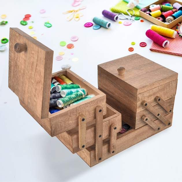 Niciarka Orion Mango drewniana (154058) 30.5 x 18 x 21 cm (8592381192891) - obraz 2