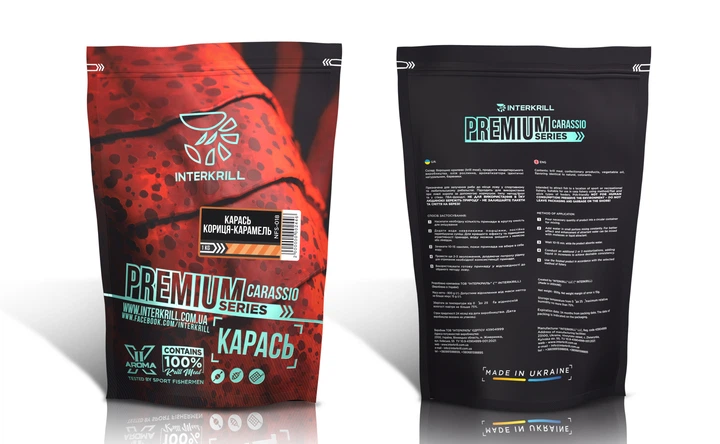 Прикормка Interkrill Премиум Карась-Корица-Карамель 1кг (NFS-018) - Фото 1 Прикормка Interkrill Премиум Карась-Корица-Карамель 1кг (NFS-018) - изображение 1