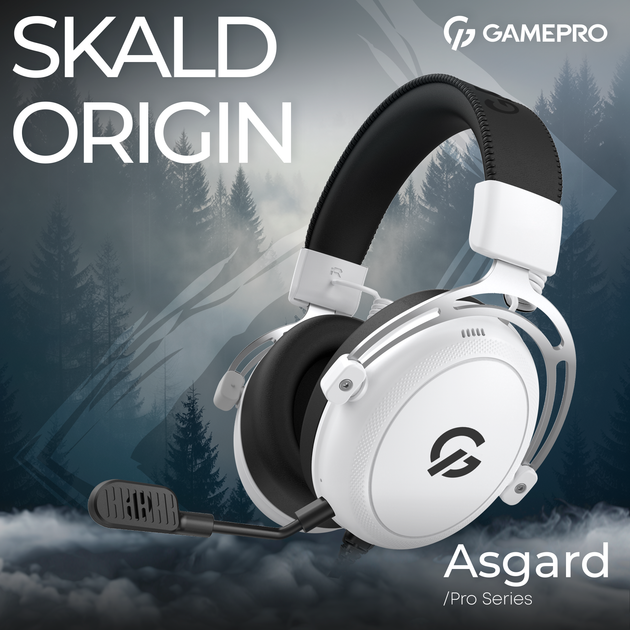 Навушники GamePro Asgard Skald Origin White (HS850W) - зображення 8