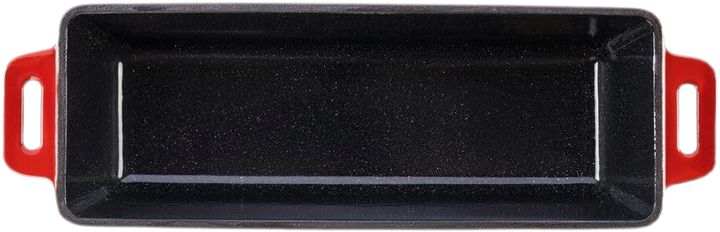 Naczynie do zapiekania Grand Feu żeliwne z pokrywką czerwone 35.4x11 cm (4779039717918) - obraz 7