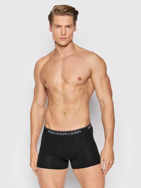 Zestaw majtek męskich typu bokserki Polo Ralph Lauren 714835885002 M 3 szt Czarny (3616531384525) - obraz 4