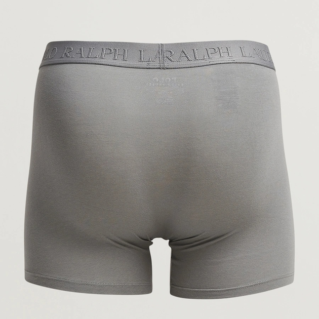 Набір трусів-боксерів чоловічих бавовняних Polo Ralph Lauren 714966105004 M 3 шт Чорний/Білий/Сірий (3616852198788) - зображення 2