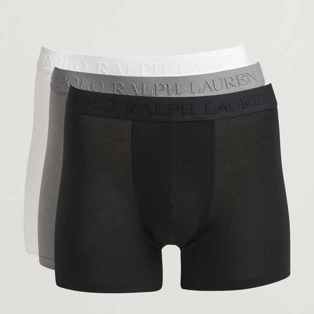 Zestaw majtek męskich typu bokserki Polo Ralph Lauren 714966105004 L 3 szt Czarny/Biały/Szary (3616852203437) - obraz 1