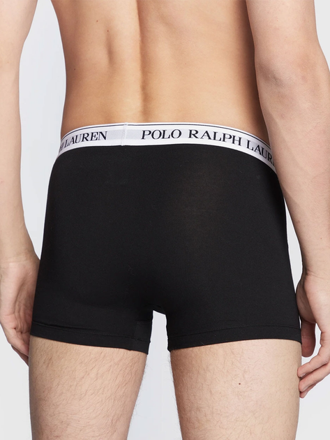Набір трусів-боксерів чоловічих бавовняних Polo Ralph Lauren 714830299052 L 3 шт Чорний/Білий/Сірий (3616533066634) - зображення 3
