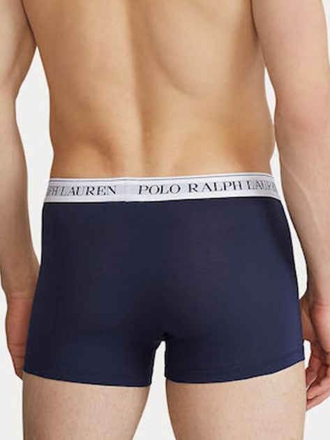 Набір трусів-боксерів чоловічих бавовняних Polo Ralph Lauren 714830299058 L 3 шт Темно-синій (3616538408163) - зображення 3