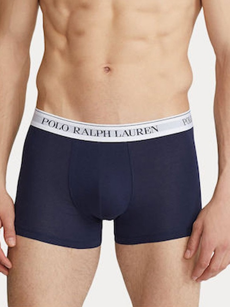 Набір трусів-боксерів чоловічих бавовняних Polo Ralph Lauren 714830299058 2XL 3 шт Темно-синій (3616538408200) - зображення 2