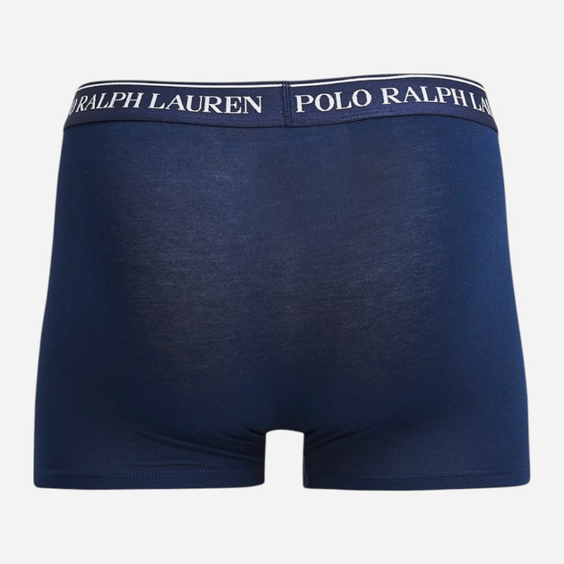 Набір трусів-боксерів чоловічих бавовняних Polo Ralph Lauren 714830299184 S 3 шт Синій/Блакитний/Зелений (3616854819032) - зображення 2