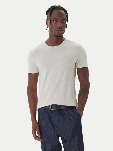 Набір футболок натільних чоловічих великих розмірів бавовняних Polo Ralph Lauren 714830304044 2XL 3 шт Чорний/Білий/Бежевий (3616853857523) - зображення 2