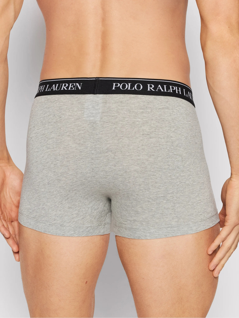 Zestaw majtek męskich typu bokserki Polo Ralph Lauren 714835885003 XL 3 szt Czarny/Biały/Szary (3616531384594) - obraz 3